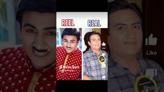 Reel Vs Real  Taarak Mehta Ka Ooltah Chashmah  Tmkoc Characters Reel Vs Real  tmkoc shorts [upl. by Ecnedac]