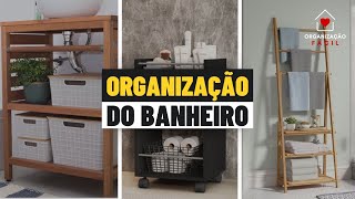 15 DICAS INCRÍVEIS PARA ORGANIZAR BANHEIRO PEQUENO [upl. by Darill]