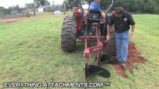 How To Plow a Garden  Two Bottom Plow [upl. by Adali]