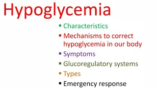 Hypoglycemia  What is hypoglycemia  What are the Symptoms  Types and Management of hypoglycemia [upl. by Nethsa]