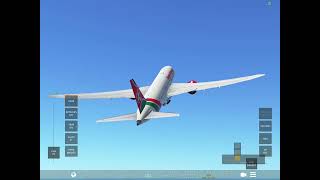 Kenya Airways Flight 973  Landing Animation [upl. by Bondon]