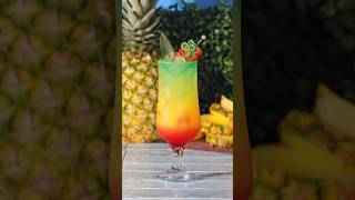 Let’s make a boozy layered Rainbow Punch 🌈 rumpunch malibu cocktails [upl. by Divadleahcim]