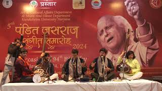 5TH PANDIT JASRAJ SANGEET SAMAROHPANDIT PRASHANT NISHANT MALLIK DRUPAD GAYAN [upl. by Artkele]