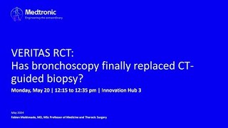 Has Bronchoscopy Replaced CT Biopsy Dr Maldonado Discusses VERITAS RCT Results [upl. by Key]