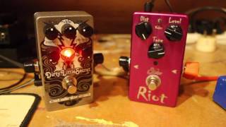 Suhr Riot vs Catalinbread Dirty Little Secret Mk III [upl. by Metcalf]