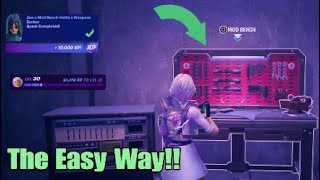 Easily Use a Mod Bench Inside a Weapon Bunker  Fortnite Kickstart Quest [upl. by Tjon]