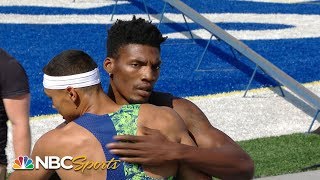 Upset in mens 400m at USATF Outdoor Championships  NBC Sports [upl. by Fidelity]