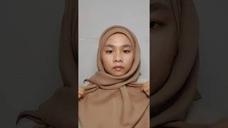 Hijab tutorial untuk wajah bulat syari hijab hijabtutorial [upl. by Sianna]