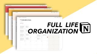 full life organization with Notion [upl. by Natanoj]