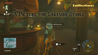 A Picture for Lakeside Stable  Zelda Tears Of The Kingdoms [upl. by Seften]