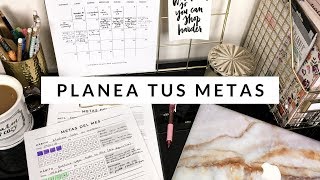 Cómo planear tus metas  SEMANADEMETAS Día 4 [upl. by Ahsiekin188]