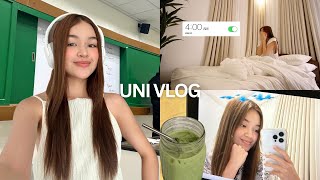 UNI VLOG  400 am college routine first week at dlsu my full notion tour free templates [upl. by Niar]