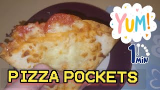 🍕 Simple pepperoni pizza pockets that ANYONE can make recipes pizzapockets [upl. by Emelin]