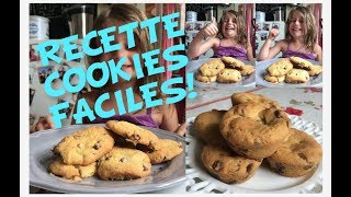 Des cookies rapides et faciles sans peser les ingrédients [upl. by Trixi]