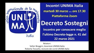 Decreto legge n 41 del 22 marzo 2021 30 marzo 2021 [upl. by Suiravat]