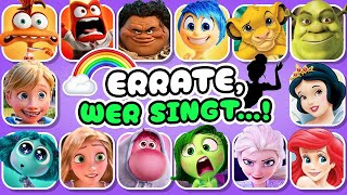 Errate wer SINGT🎤🎙️🎶 Disney Song Quiz Challenge  Alles steht Kopf 2 Vaiana Elsa Rapunzel [upl. by Viking]