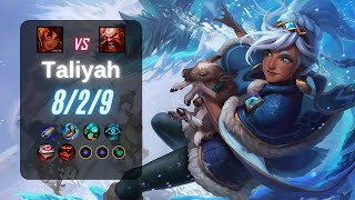 TALIYAH JUNGLE vs GRAGAS  EUW LoL Challenger Patch 144 [upl. by Adehsar]