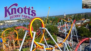 Knotts Berry Farm Rides Which is the Best Roller Coaster for first timers [upl. by Erna]