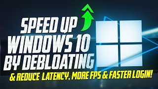 🔧How To DEBLOAT Windows 10 for Better Performance SPEED UP WINDOWS ✅ [upl. by Zia]