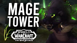 Mage Tower Guide For Guardian Druids Unlock Fel Werebear Form In The War Within  World Of Warcraft [upl. by Nonregla433]