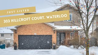 Just Listed 303 Hillcroft Court Waterloo [upl. by Eihctir]