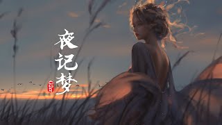 超好听『古風歌曲』《夜记梦》 G2er  不思量，自难忘，十年生死两茫茫  苏轼左木修（動態歌詞lyrics） [upl. by Mahseh]