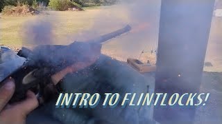 Intro To Flintlock Shooting amp Traditions Flintlock Deer Hunter Review [upl. by Atnima]