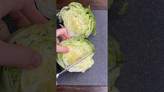 Iceberg Lettuce Vegetable Cutting Skills cuttinggarden cuttingfruit cuttingskills cuttingshow [upl. by Llehcear]