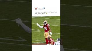 49ers Fred Warner wasn’t having it 😭 [upl. by Cindi334]