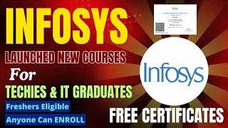 Infosys Springboard Newly Launched Courses  FREE CERTIFICATES  Anyone Can ENROLL ⚠️⚠️ [upl. by Ardnazil241]