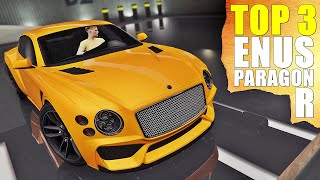 Enus Paragon R  Best TOP 3 Customization Paint Job Guide  GTA ONLINE [upl. by Madonna432]