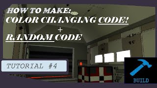 Changing Color Code  Random Code Solution  Tutorial 4 Piggy Build Mode （＾∀＾●）ﾉｼ [upl. by Roderick]