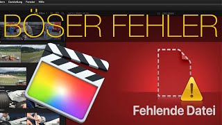 Clips fehlen wegen EINES Fehlers in Final Cut Pro X [upl. by Nylkcaj197]