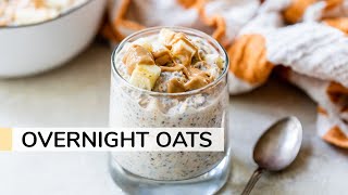 OVERNIGHT OATS RECIPE  for weight loss [upl. by Joyce449]