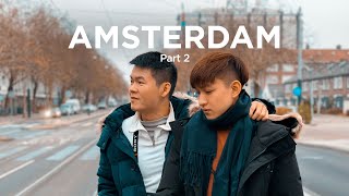 Vlog  Part 2 Amsterdam Netherlands  Zaadam  Volendam Holland [upl. by Anemolif687]