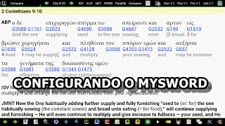 Configurando o MySword Bible em português [upl. by Nosreve480]