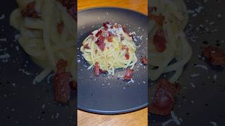 Pasta Carbonara On A Budget shorts food Lionfield some of the comments want me to  you lol [upl. by Kelci]