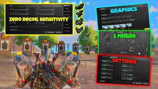 NEW 🔥 BEST SENSITIVITY5FINGER CLAW CONTROL CODESETTING⚙️GRAPHIC  BGMI PUBG  DowzZzGaming 🐔 [upl. by Assenat]