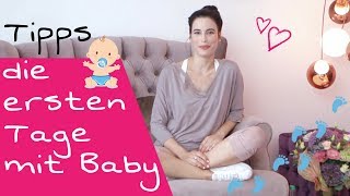 Nach der Geburt Die ersten Tage mit Baby  Wochenbett  Baby Update [upl. by Yrakaz]