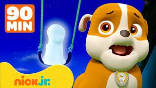 Paw Patrol  ¡Rubble se topa con un espeluznante fantasma en Halloween  90 minutos  Nick Jr [upl. by Nivram]