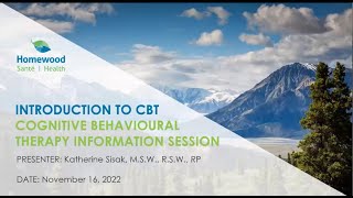 An Introduction To Cognitive Behavioural Therapy CBT [upl. by Ram]