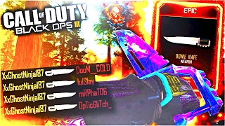 BLACK OPS 3 quotBOWIE KNIFEquot NUCLEAR GAMEPLAY  INSANE BLACK OPS 3 SECRET WEAPON GLITCH BO3 GLITCH [upl. by Nauqas]