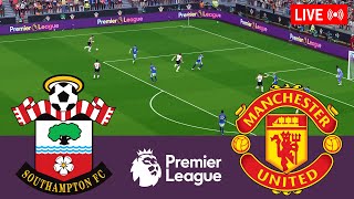 Southampton vs Manchester United LIVE Premier League 20242025 Full Match  Simulation Video Games [upl. by Hazrit]