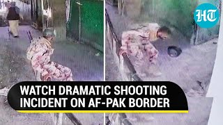 Pak Soldier Runs For Life As Taliban Fighter Stuns Him With Surprise Firing On Afghan Border  Watch [upl. by Shadow]