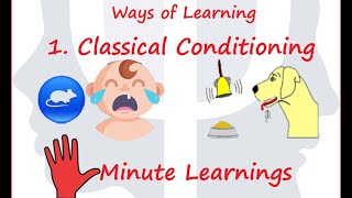 Classical Conditioning Pavlovs Dog Experiment Watson Little Albert [upl. by Ajim]