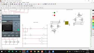 Simulacion en CADE Simu Cilindros neumaticos de Doble Efecto para el Etiquetado de Cajas [upl. by Annyahs]