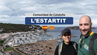 EP03  Une promenade au bord de la méditerranée à lESTARTIT playa cataluña españa [upl. by Tekcirk]