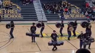 Granby High School Marching Band Drumline 2022 [upl. by Enirehtakyram]