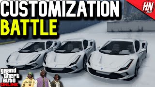 Grotti Turismo Omaggio Customization Battle  GTA Online [upl. by Ennaitsirk]