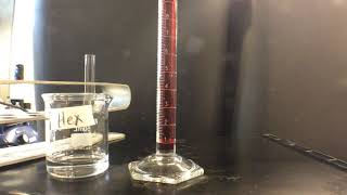 Calibration of a Pasteur Pipette with Hexanes [upl. by Boehike]